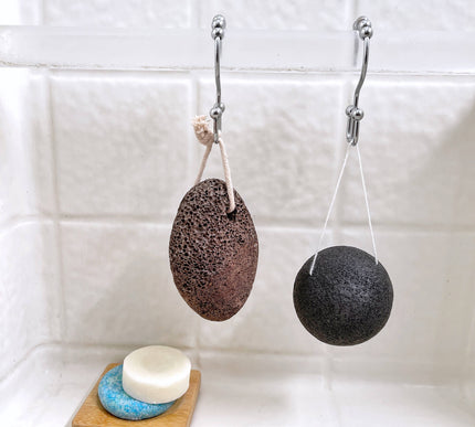 Lava Pumice Stone with Cotton Hanging Loop