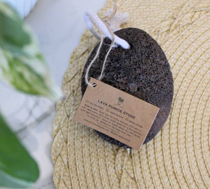 Lava Pumice Stone with Cotton Hanging Loop