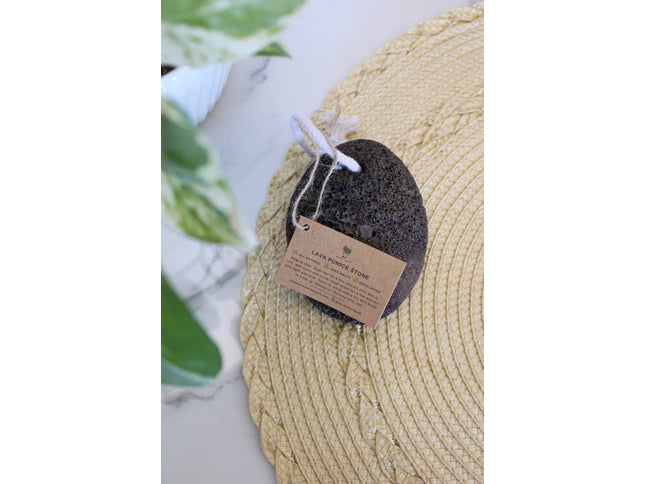 Lava Pumice Stone with Cotton Hanging Loop