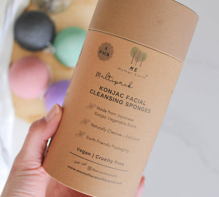 Konjac Sponge Multipack- Biodegradable and Zero Waste Beauty